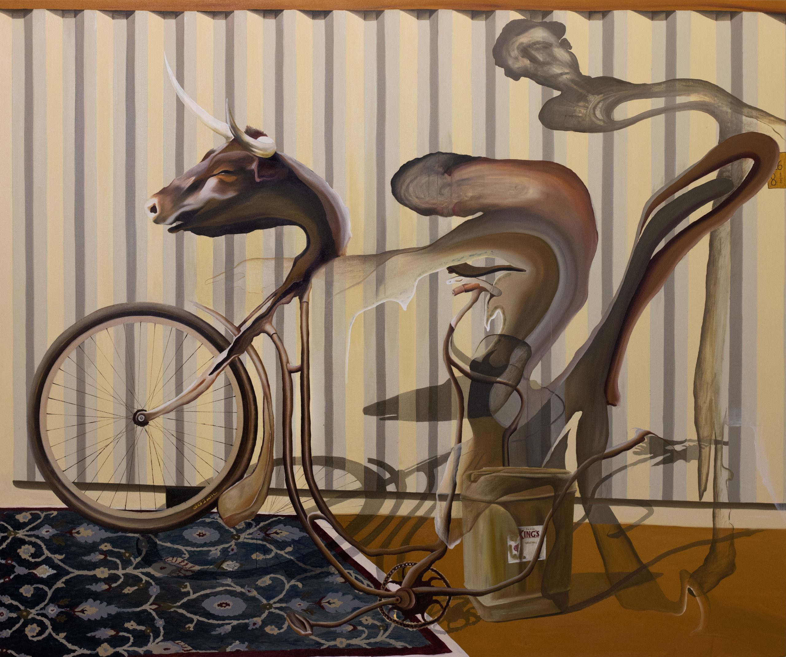 In-Betweens-(Empire-Rides-Back)- Luke Agada Oil paint on canvas.